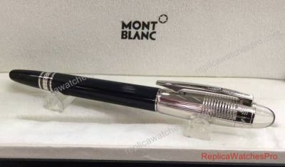 Mont blanc Pen Fake Starwalker Rollerball Pen Sliver Clip Black Resin